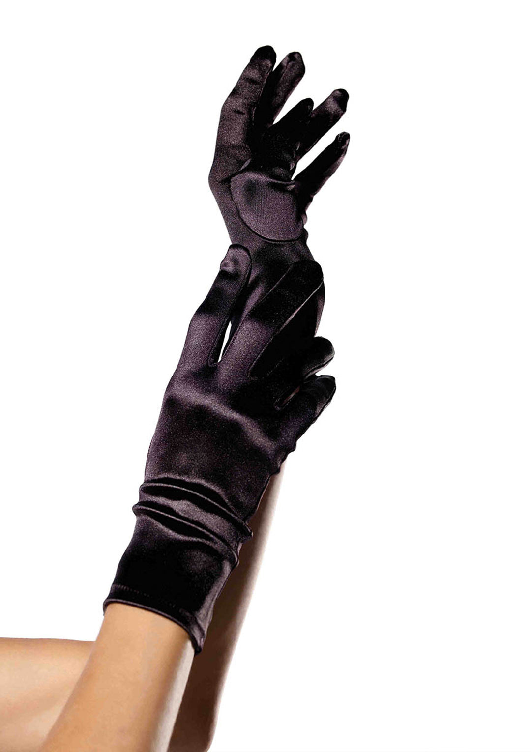 Leg Avenue Wrist Length Satin Gloves 2B