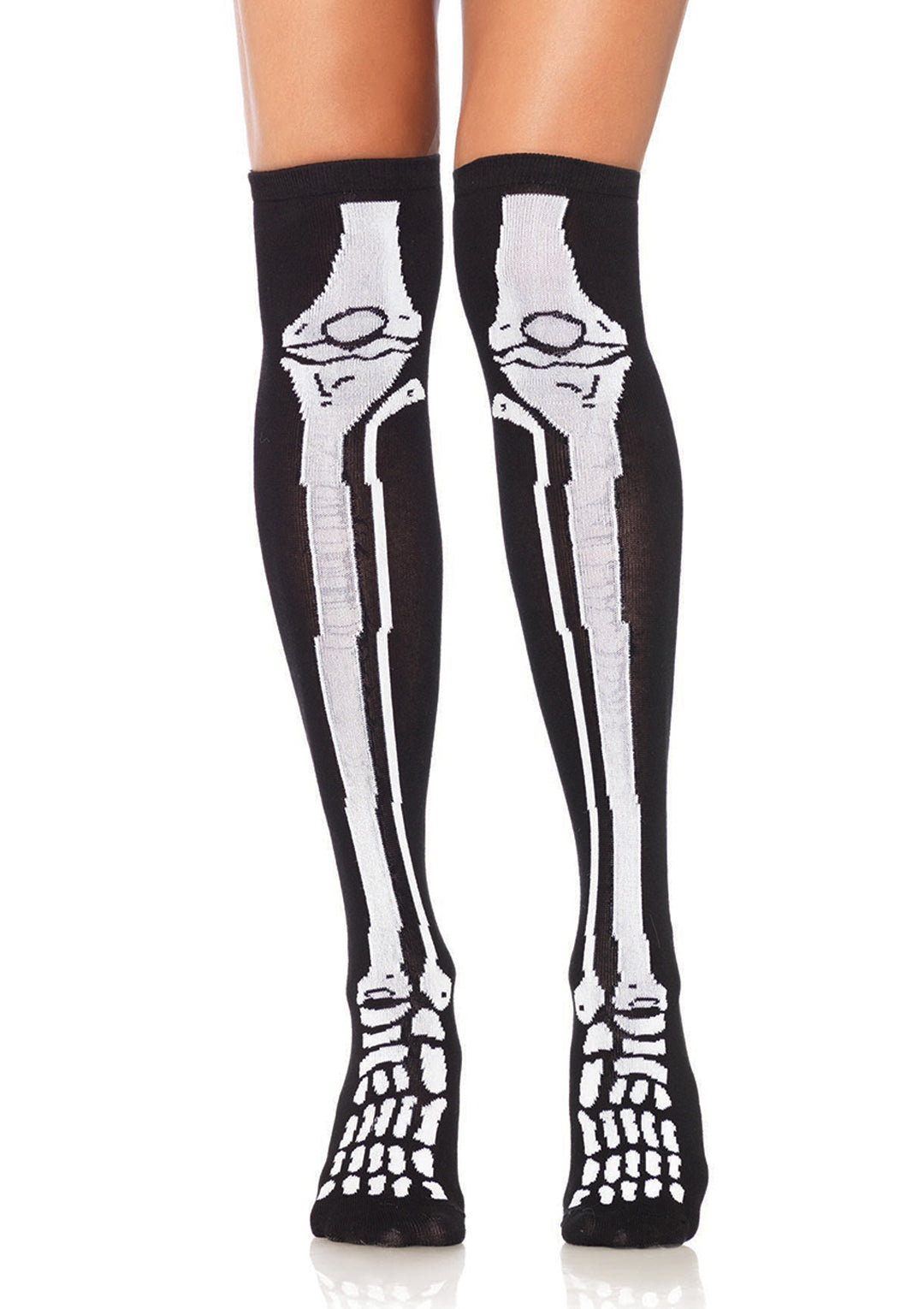 Leg Avenue Acrylic Skeleton Over The Knee Socks 5596