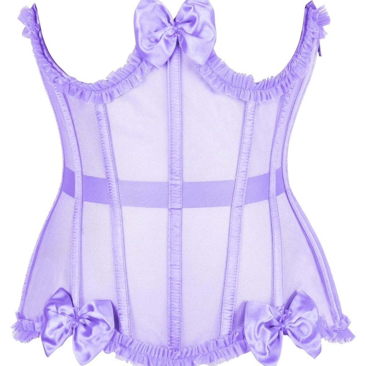 Top Drawer Steel Boned Blue Lace Underwire Burlesque Underbust Corset Cincher