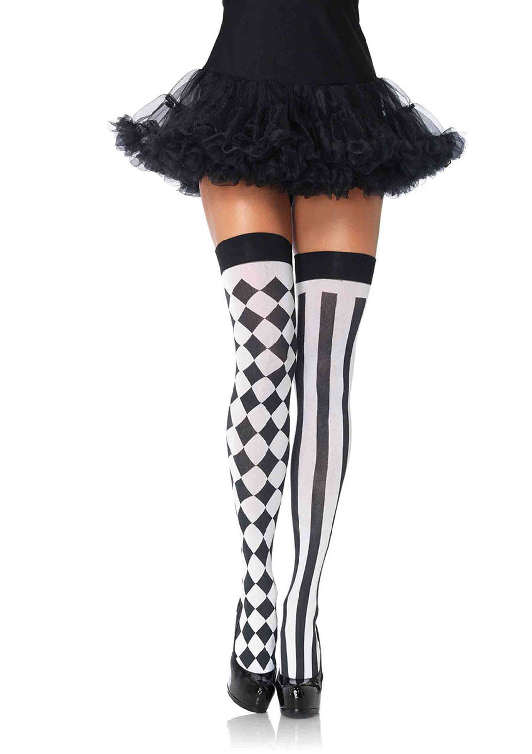 Leg Avenue  Harlequin Thigh Hi Stockings  6120