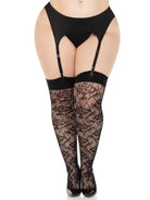 Wild Rose Plus Thigh Highs