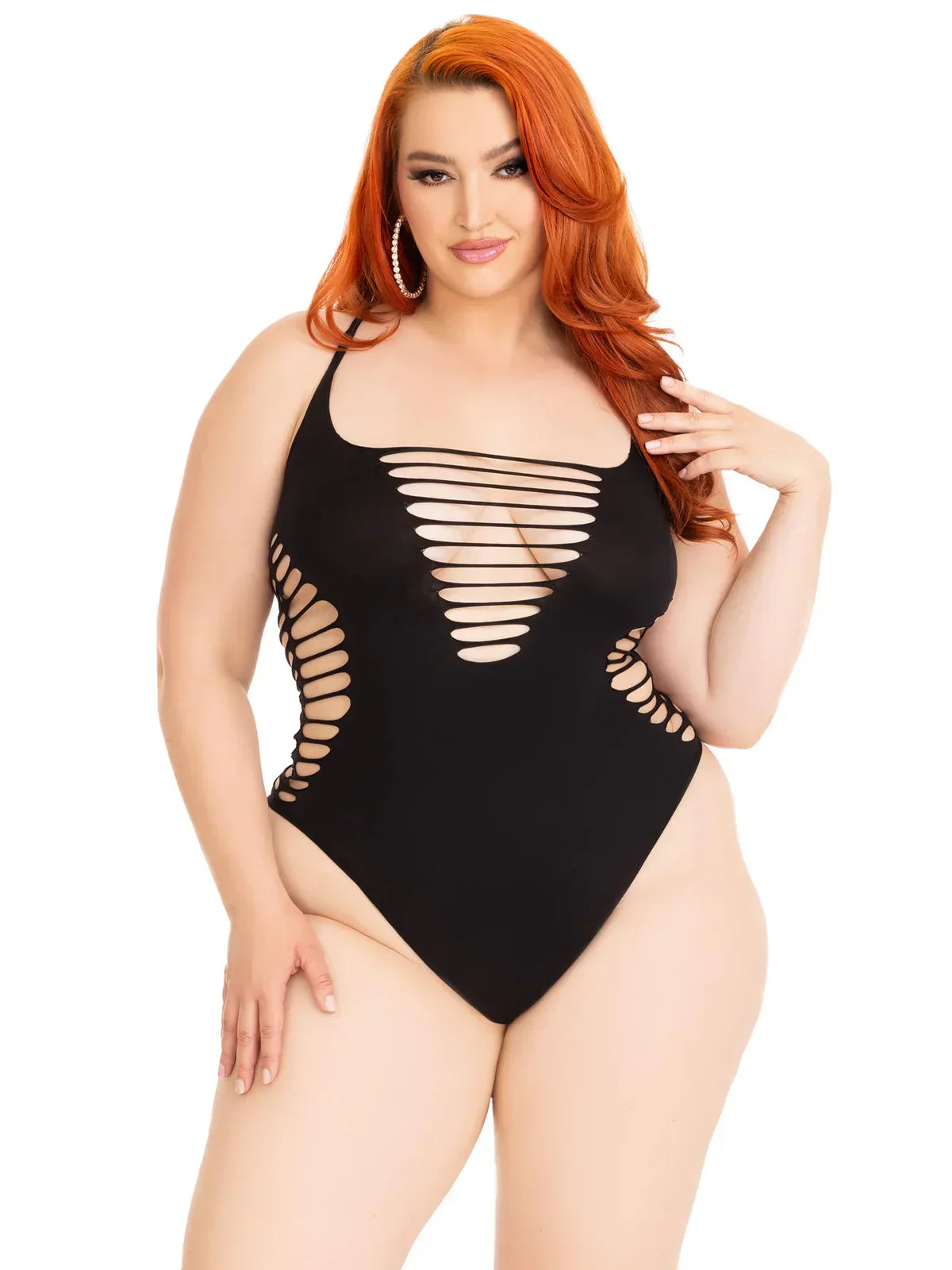 Leg Avenue Reckless Behavior Plus Bodysuit