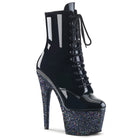Pleaser Stripper Boots Adore-1020LG Front Lace-Up Sexy Ankle Boot