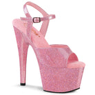 Pleaser Adore-709GP Glittery Ankle Strap Sandal