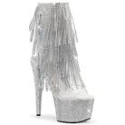 Pleaser Bejeweled-1017RSF-7 Lace-Up Front Platform Ankle Boot
