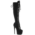 Pleaser Jubilant-3012FS Fully Lined Lace-Up Over-The-Knee Boot